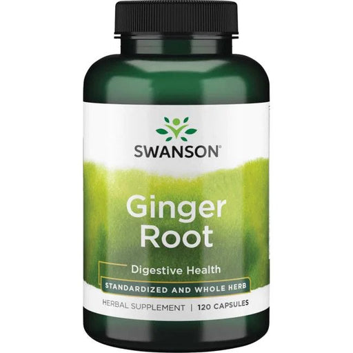Swanson Ginger Root - 120 caps | High-Quality Sports Supplements | MySupplementShop.co.uk