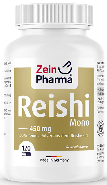 Zein Pharma Reishi Mono, 450mg - 120 caps | High-Quality Multiminerals | MySupplementShop.co.uk