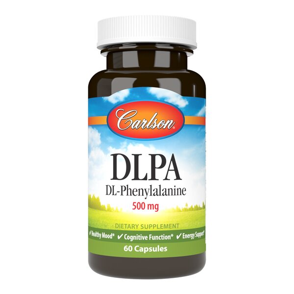 Carlson Labs DLPA, 500mg - 60 caps - Health and Wellbeing at MySupplementShop by Carlson Labs