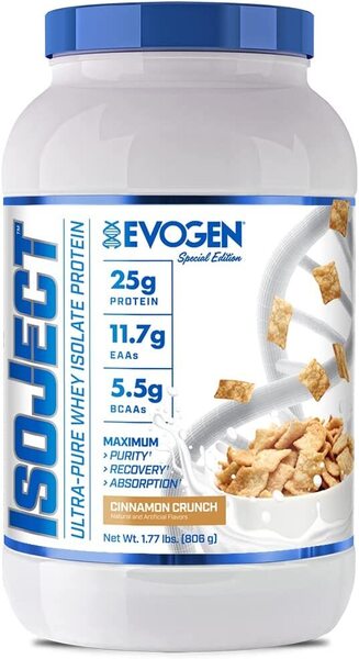 Evogen IsoJect, Cinnamon Crunch - 806 grams | High-Quality Protein | MySupplementShop.co.uk