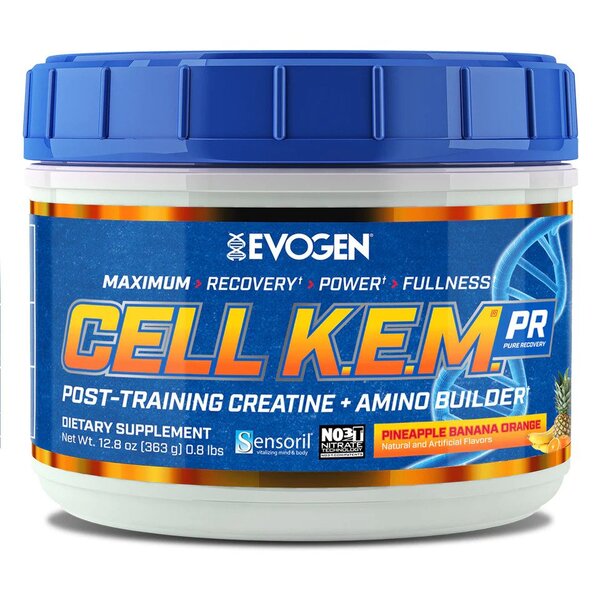 Evogen Cell K.E.M. PR, Pineapple Banana Orange - 363 grams | High-Quality Amino Acids and BCAAs | MySupplementShop.co.uk