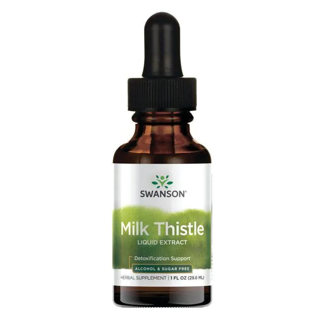 Swanson Milk Thistle Liquid Extract - 29 ml. - Default Title - Health and Wellbeing at MySupplementShop by Swanson