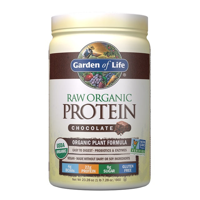 Garden of Life Raw Organic Protein, Chocolate - 660g - Protein at MySupplementShop by Garden of Life