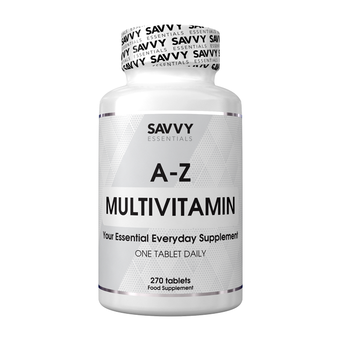 Savvy Essentials A-Z Multivitamin - One a Day - 270 Tablets - Multivitamin Supplement at MySupplementShop by Savvy Nutrition